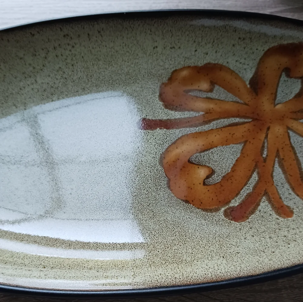 🌷 Pier 1 Kioko Oval Stoneware Serving Platter